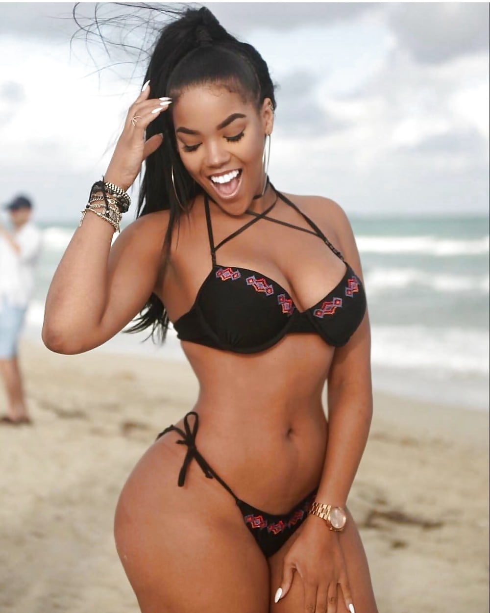 Sex Black Beauty Ebony Bikini Vol 40 image