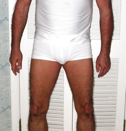 mature guy in white