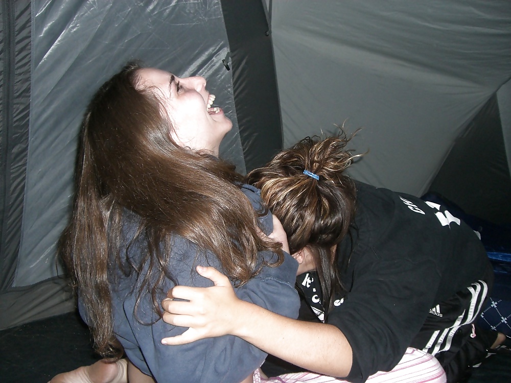 Sex Teen lesbians camping image