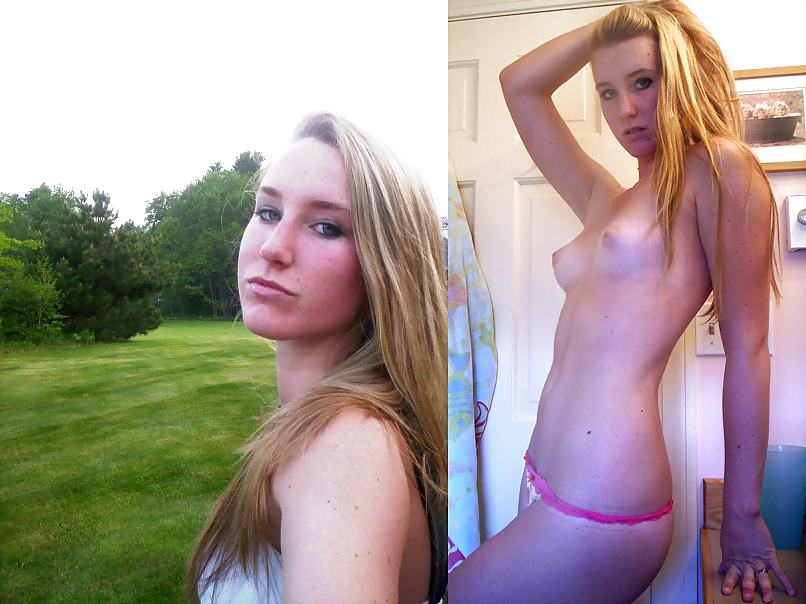 Sex Teens dressed undressed Before and After image