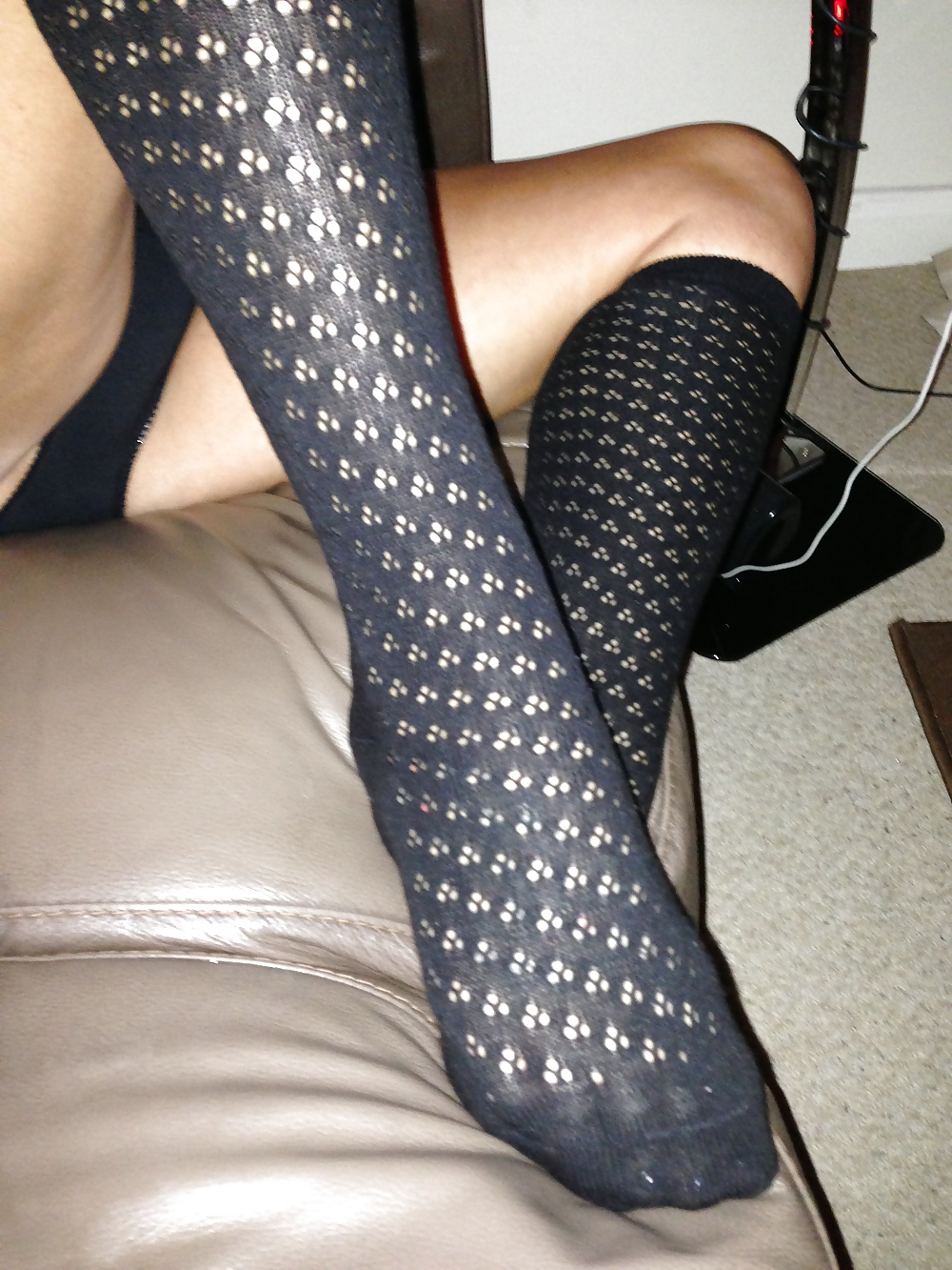 Sex jayne in sexy knee high socks b4 sally69 cam fun image