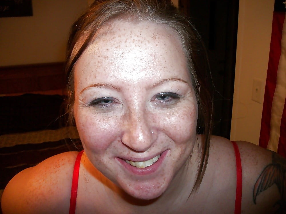 Sex Freckles BBW likes her cum image