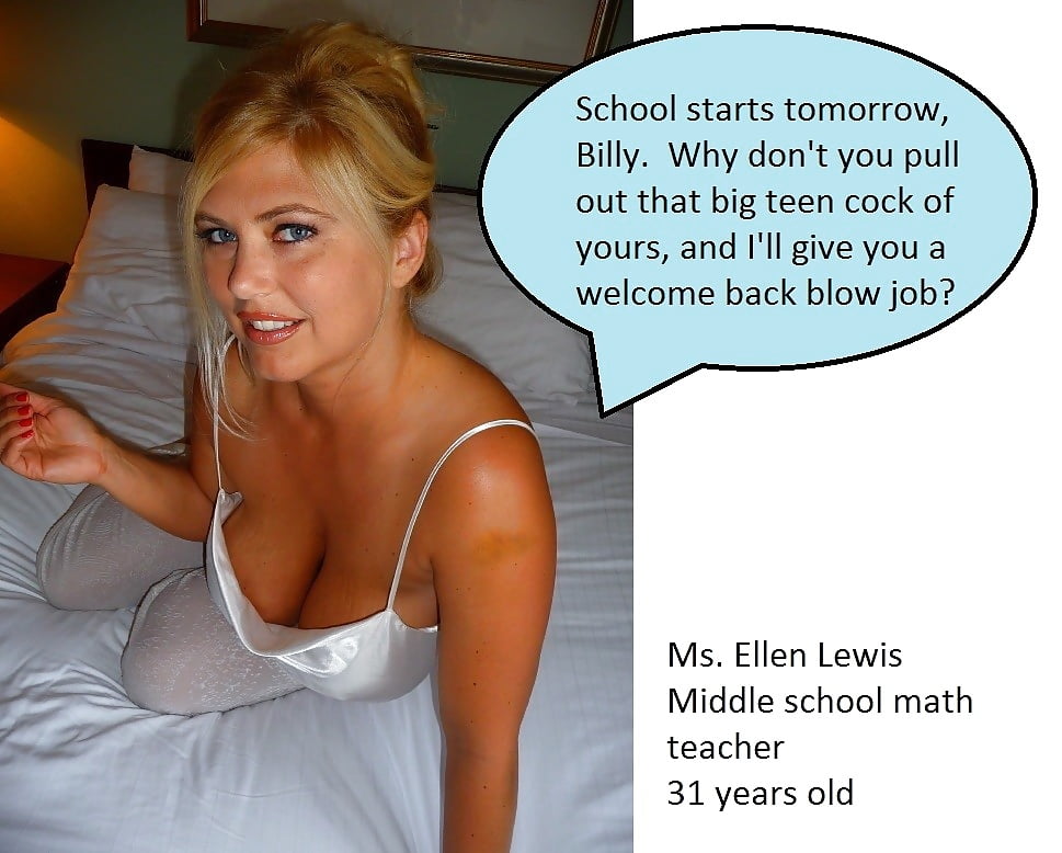 Sex Slutty Teacher Captions image
