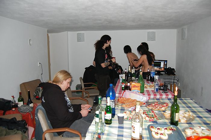 Sex Hot lesbian party image