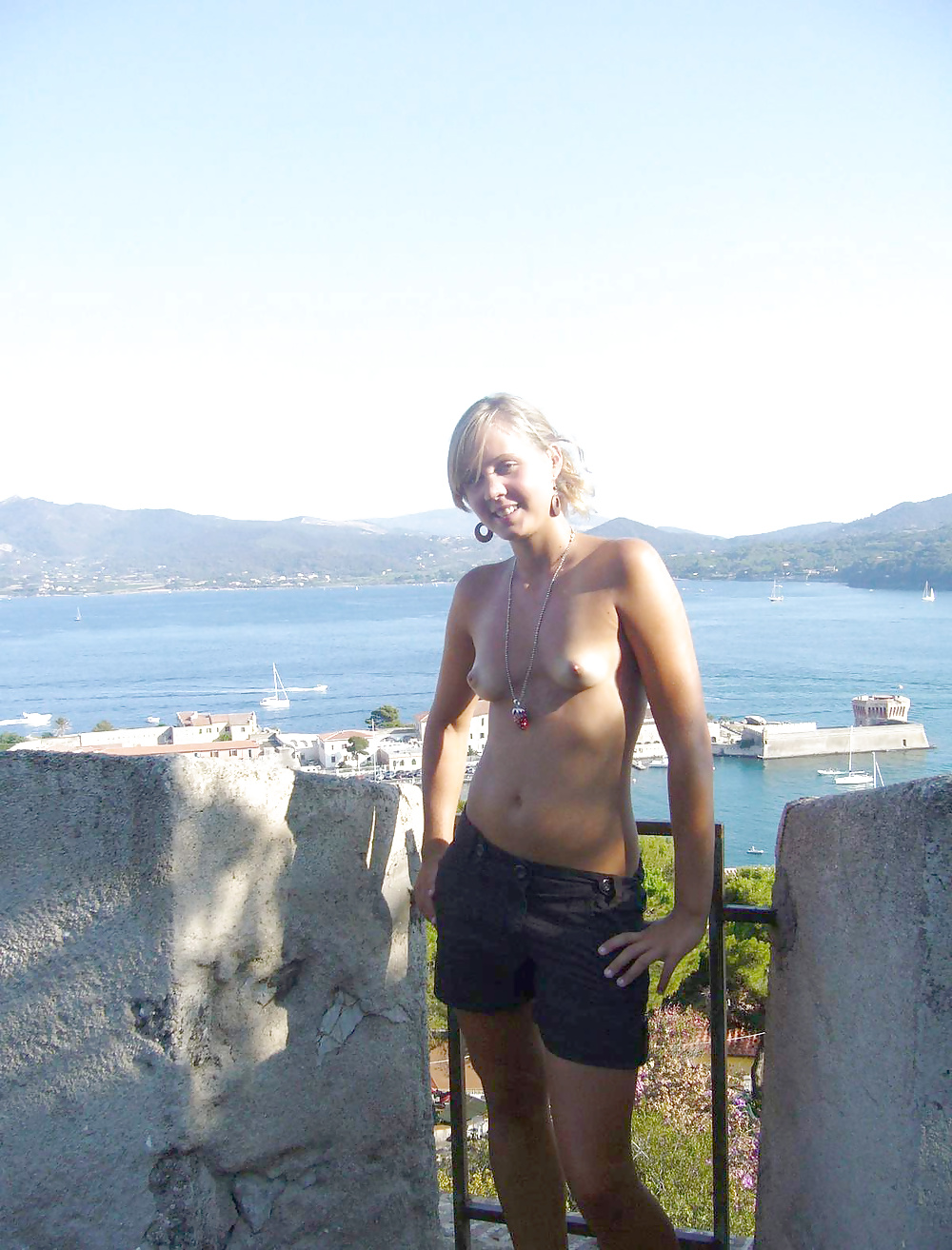 Sex blond unseen holiday beach image