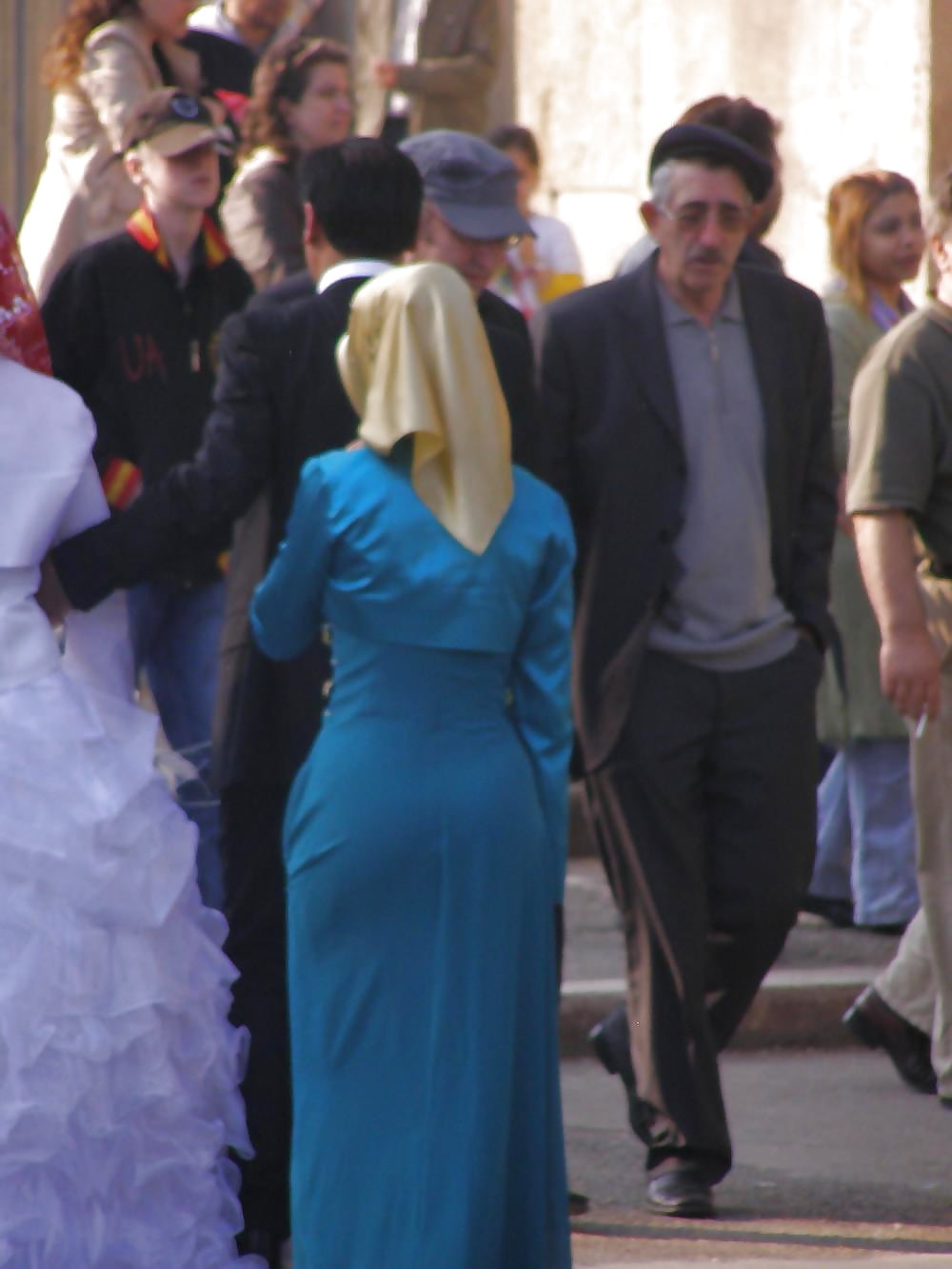 Sex Turkish Sexy Hijab Candid Butt image