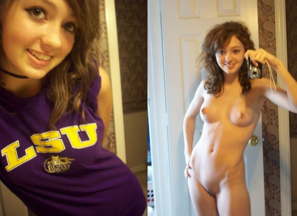 Free nude college girl selfie