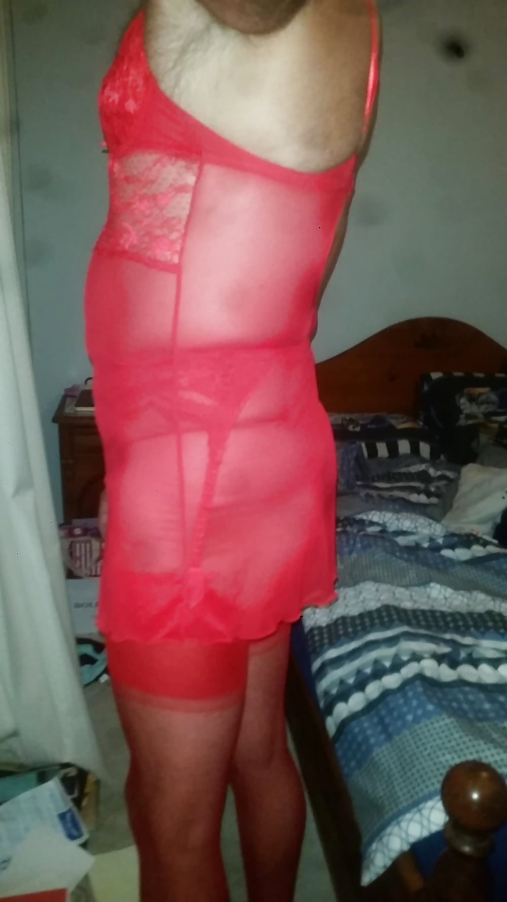 Sex stockings self torture image