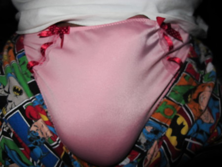 pink panties and red panties
