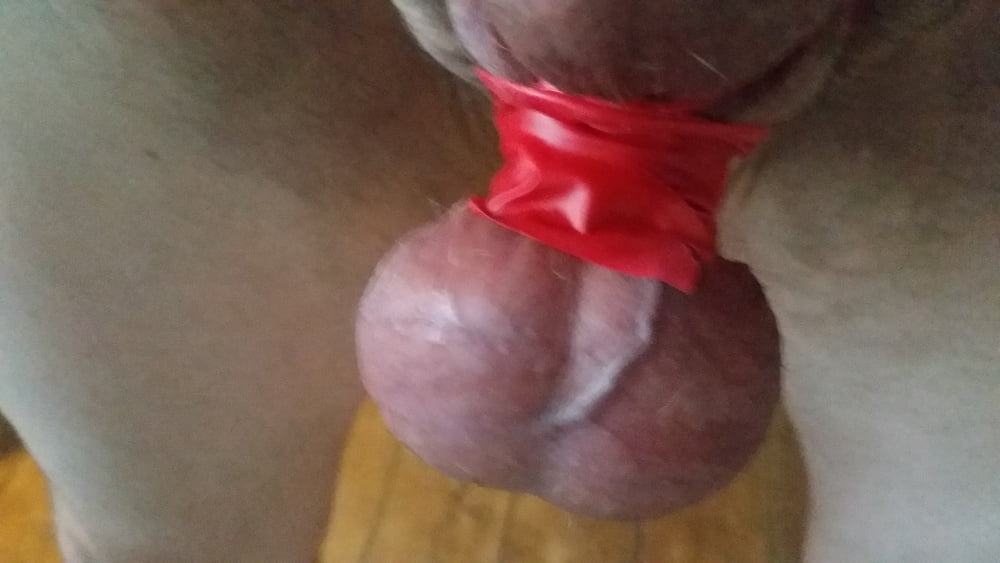 Taped Up Cock - 7 Photos 
