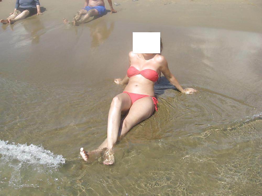 Sex turkish girl on beach image