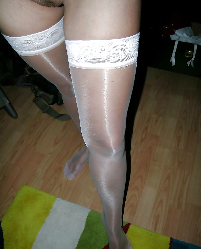 Sex White Nylons, stockings & pantyhose image