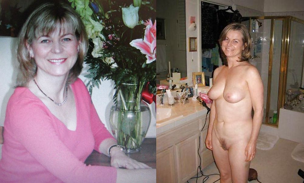 Sex Dressed and undressed wives milf housewives image