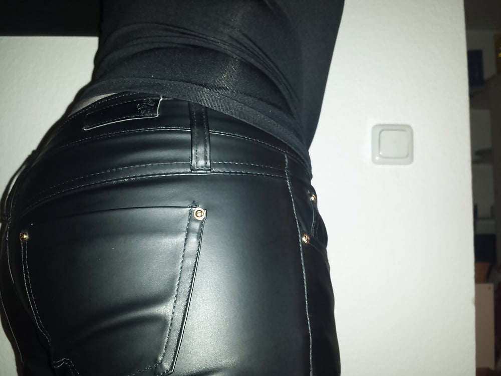 Sex new leatherpants for sissy time image