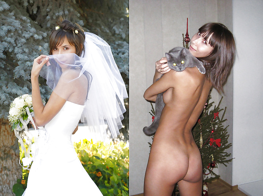 Real Amateur Brides Dressed Undressed 16 45 Immagini