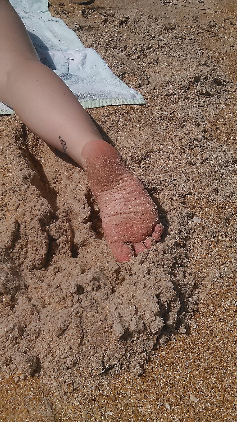 Sex ass and feet part21 tattooed beach candid image