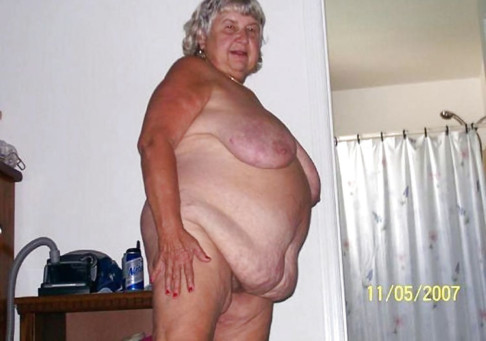 Sex Grandma with saggy tits. image