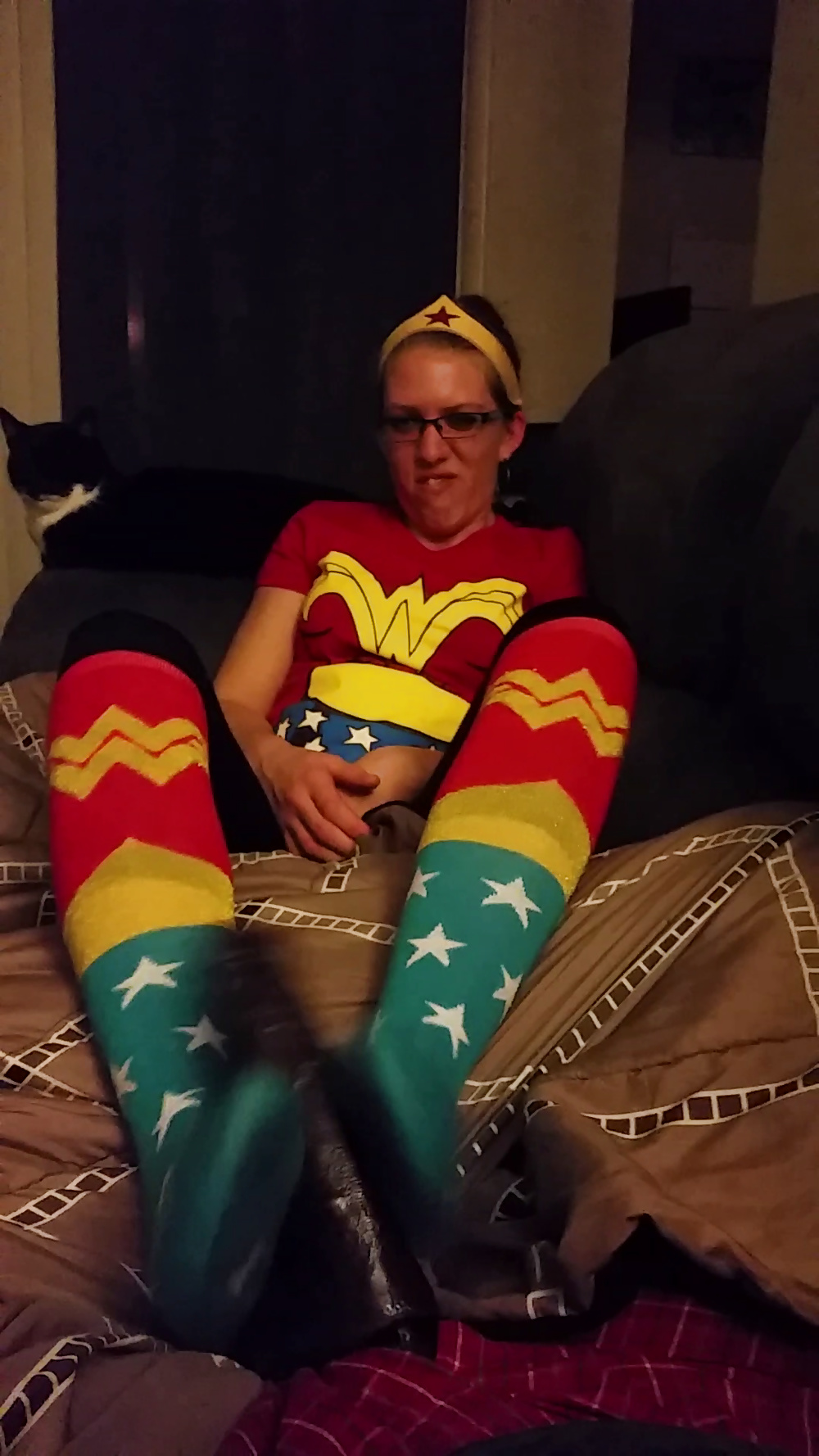 Sex Cuckold Wife's Wonder Woman Fuck image