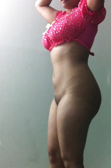 Sex Indian chick striptease in pink image