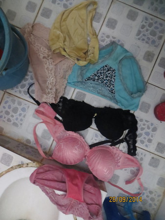 Dirty panties & bras of my sexy friend 26-09-2014