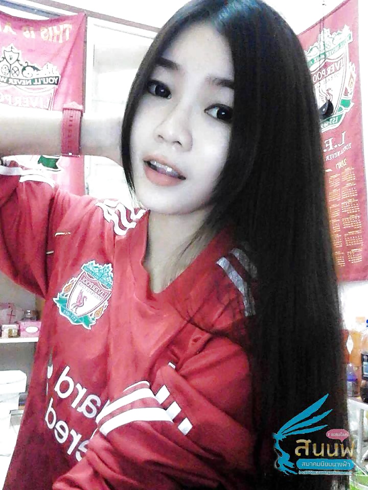 Sex Amateur Self Shot In Football Shirts Thai image