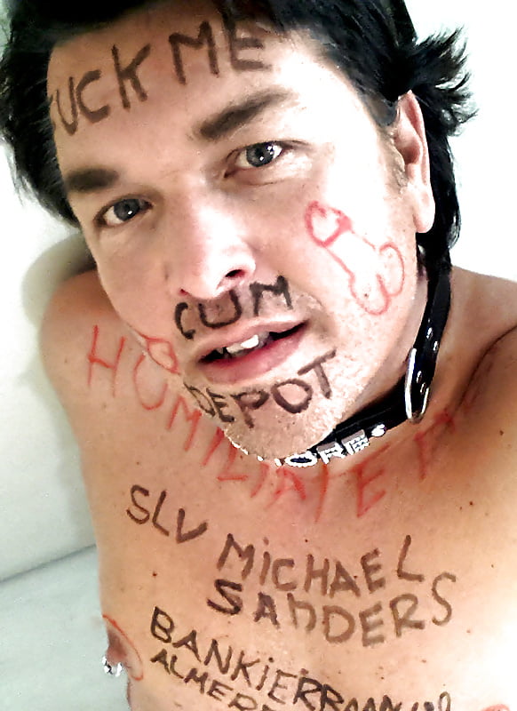 Sex Humiliating - Body writing image