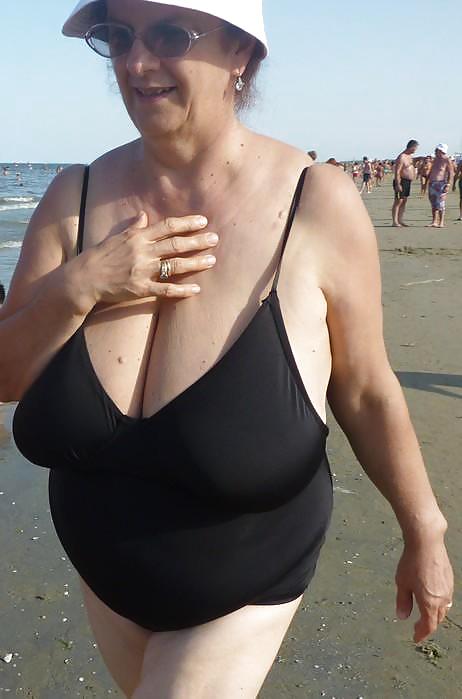 Sex granny bbw beach 4 image