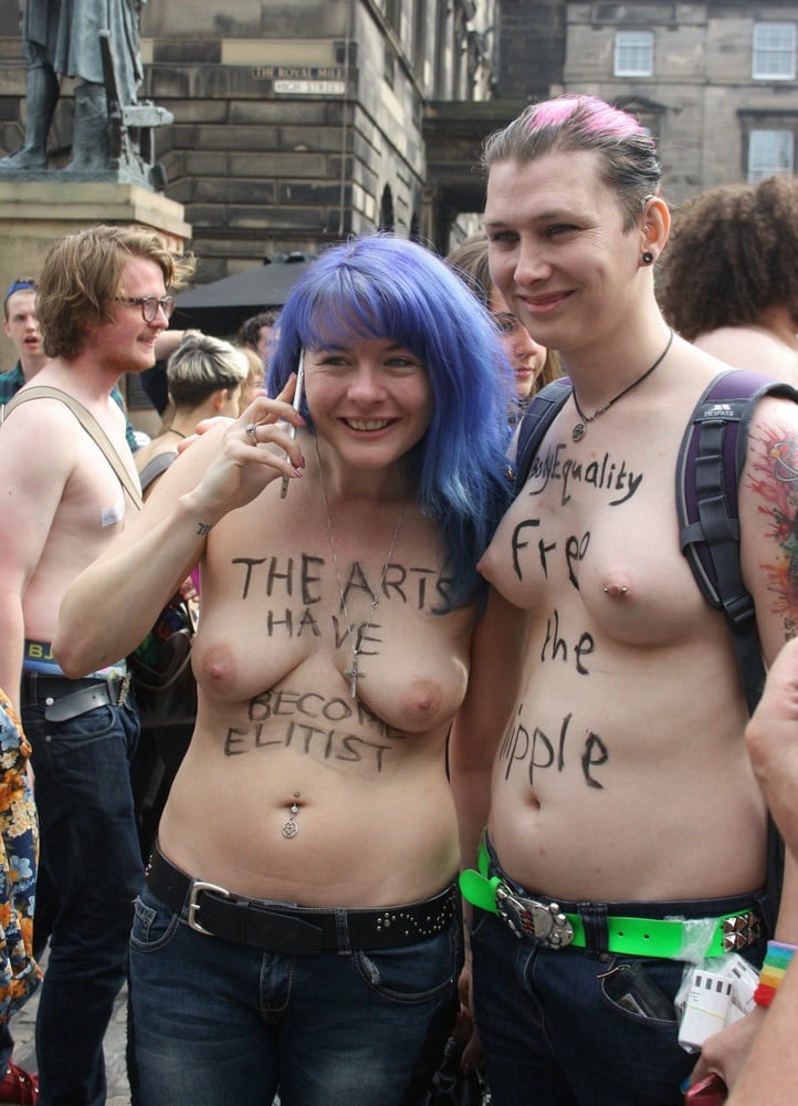 See And Save As Edinburgh Free The Nipple Rally Go Topless Day Porn Pict Crot Com