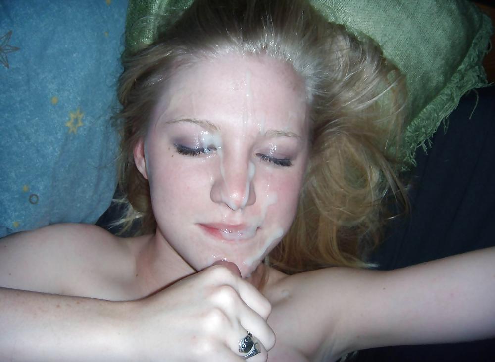 Sex fantastic amateur facial ! image