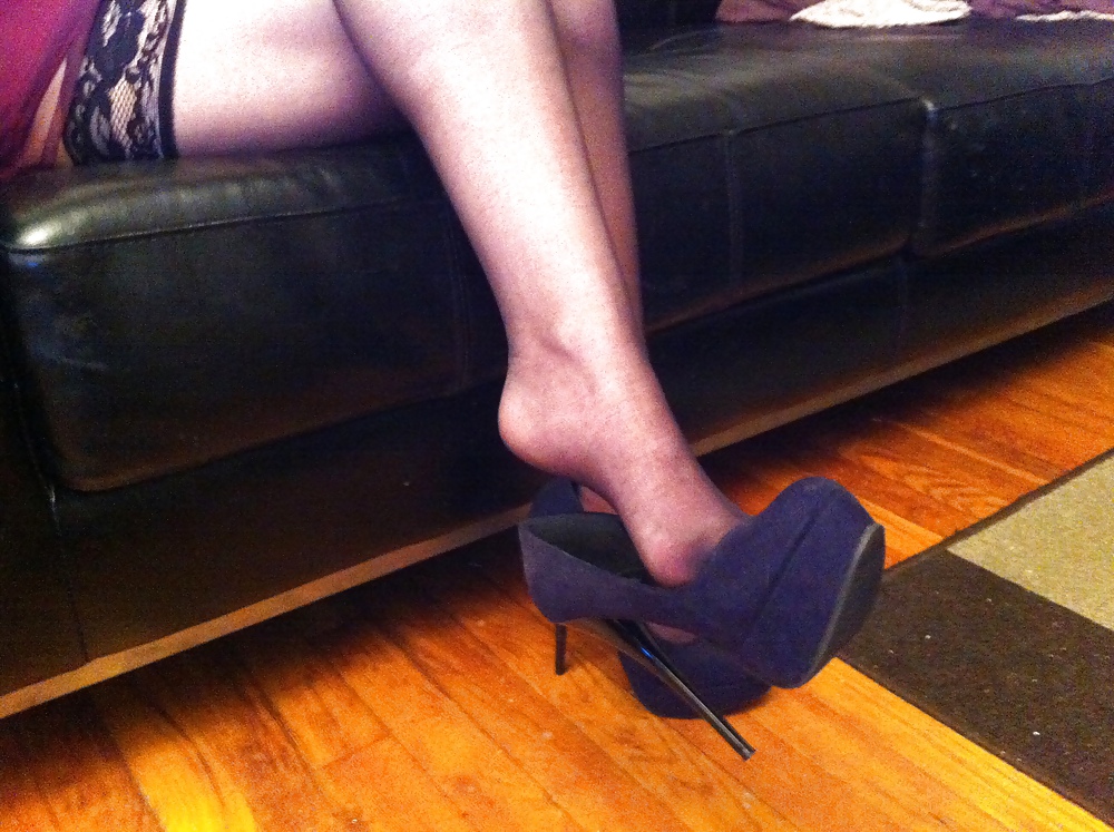 Sex More of My nylon feet image