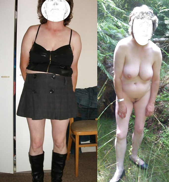 Sex wife dressed & undressed image