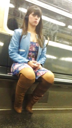Katy Perry New York Subway