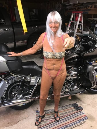 54 year old busty biker gilf