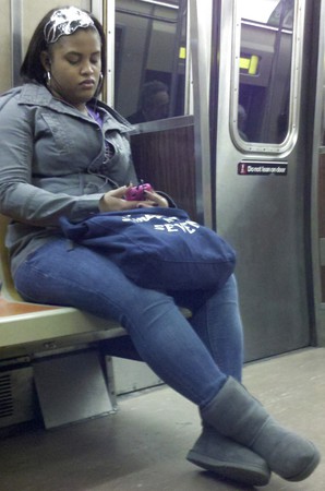 New York Subway Girls 105