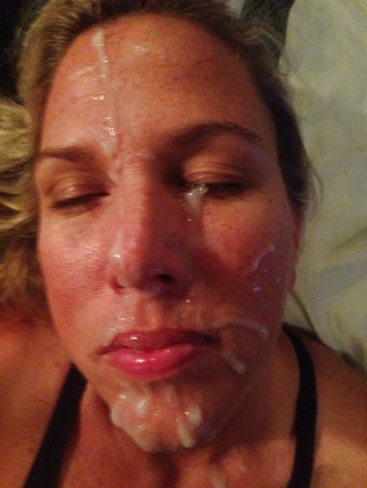 Loves my cum on her face