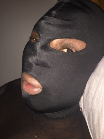 cheating masked ebony with white lovers cock         