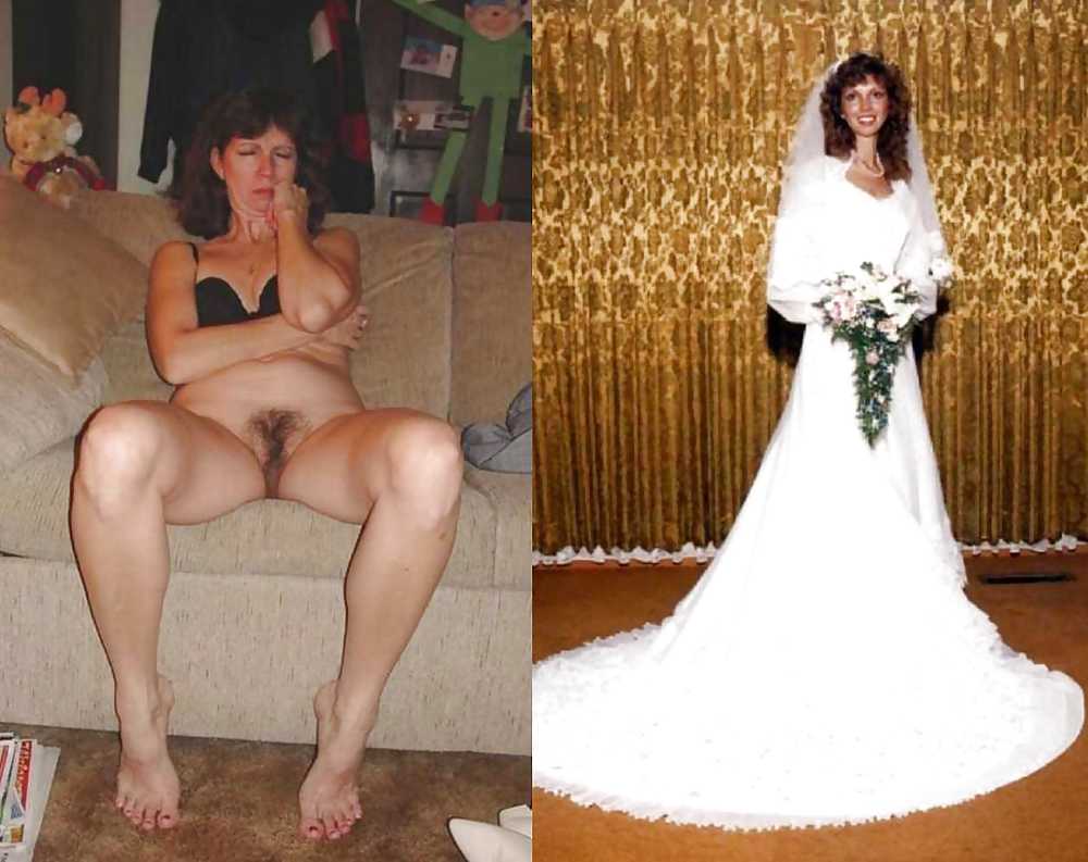 Sex Real Amateur Brides - Dressed & Undressed 8 image