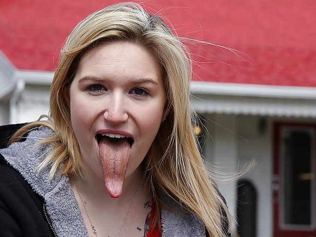 Sex 18 year old longest tongue image