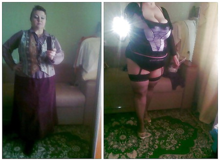 Dressed Undressed! Amateur Matures mix!