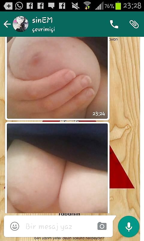 Sex Turkish Big Tits Liseli Sinem Hazal image