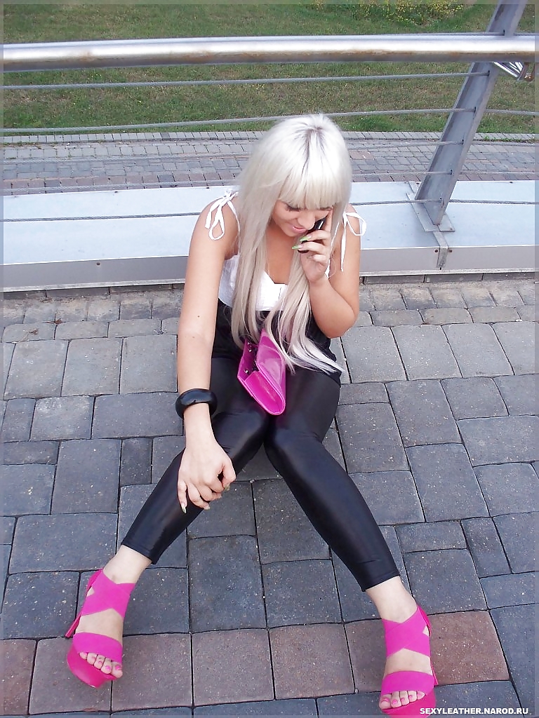 Sex Lycra Spandex Leggins Girls 3 image