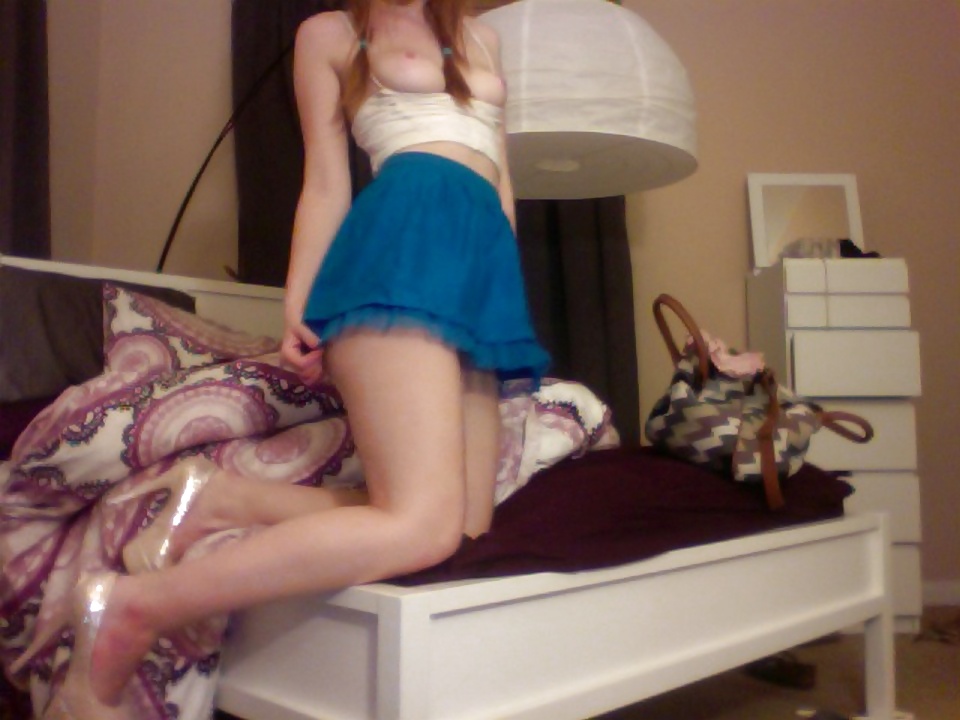 Sex Hot Redhead Teen Self Shot Part2-4 image