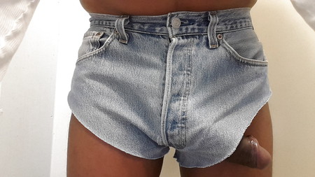 short shorts (what is that in your pocket?)