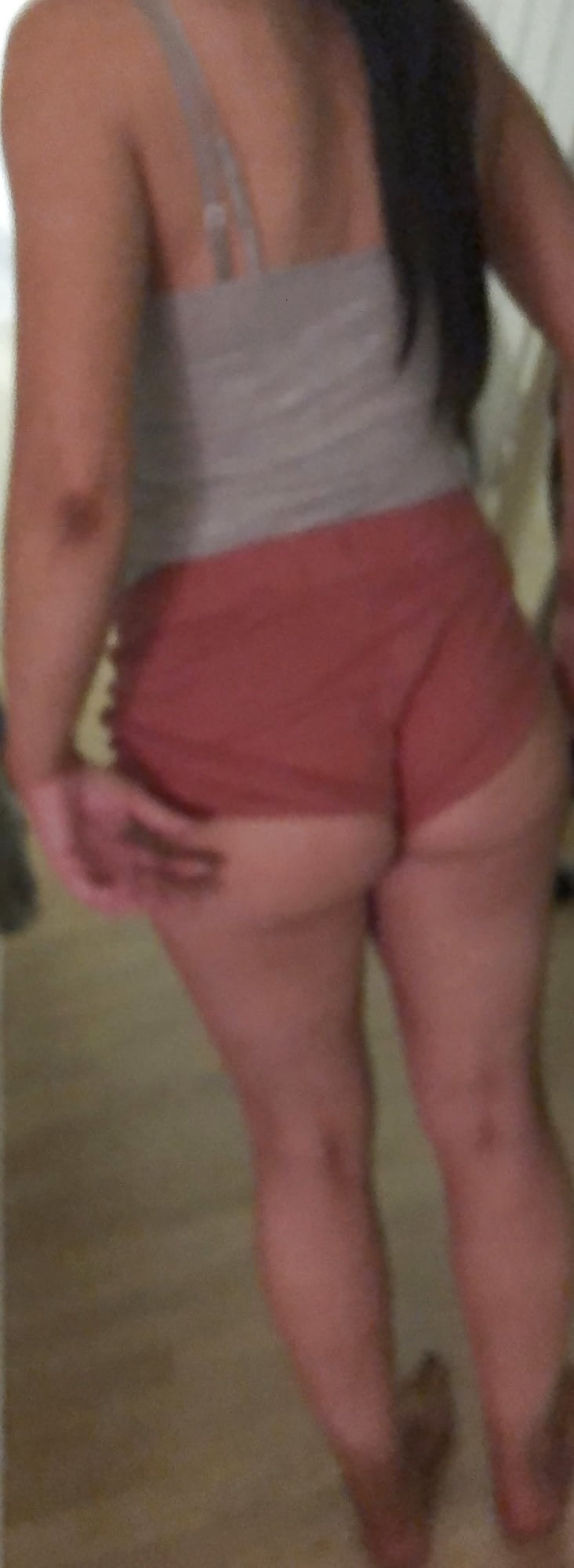 Sex British slag in chav shorts image