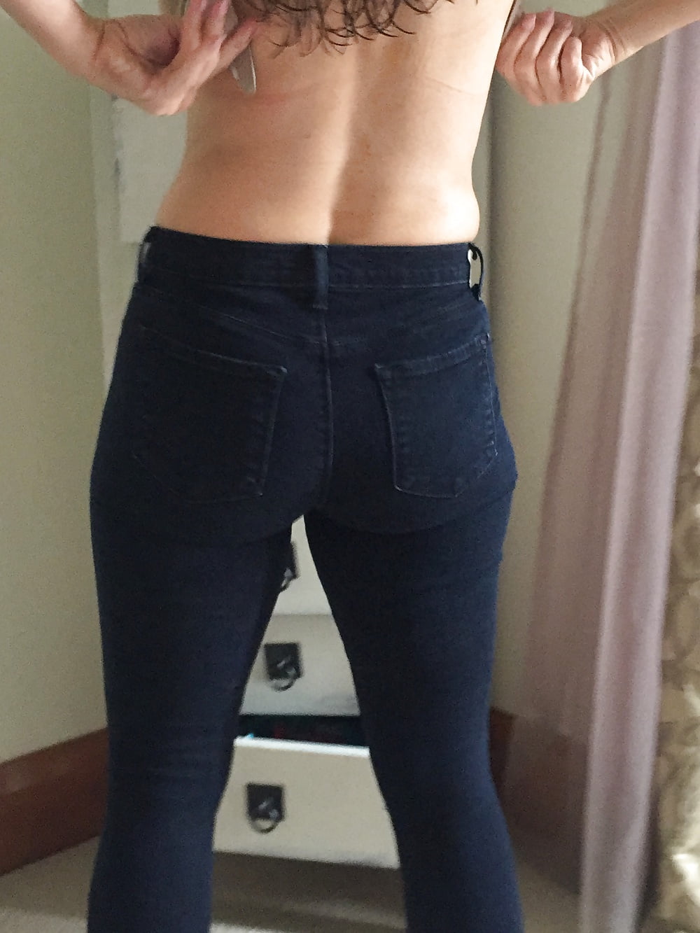 Sex Wife out of shower and into her jeans image 126138139 image