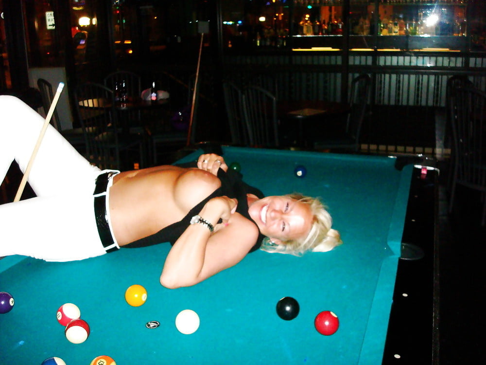 Sex Babes Boobs & Billiards 2 pool table sluts image