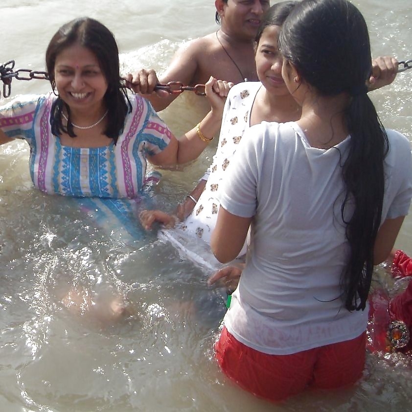 Spying On A Indian Teen Bathing