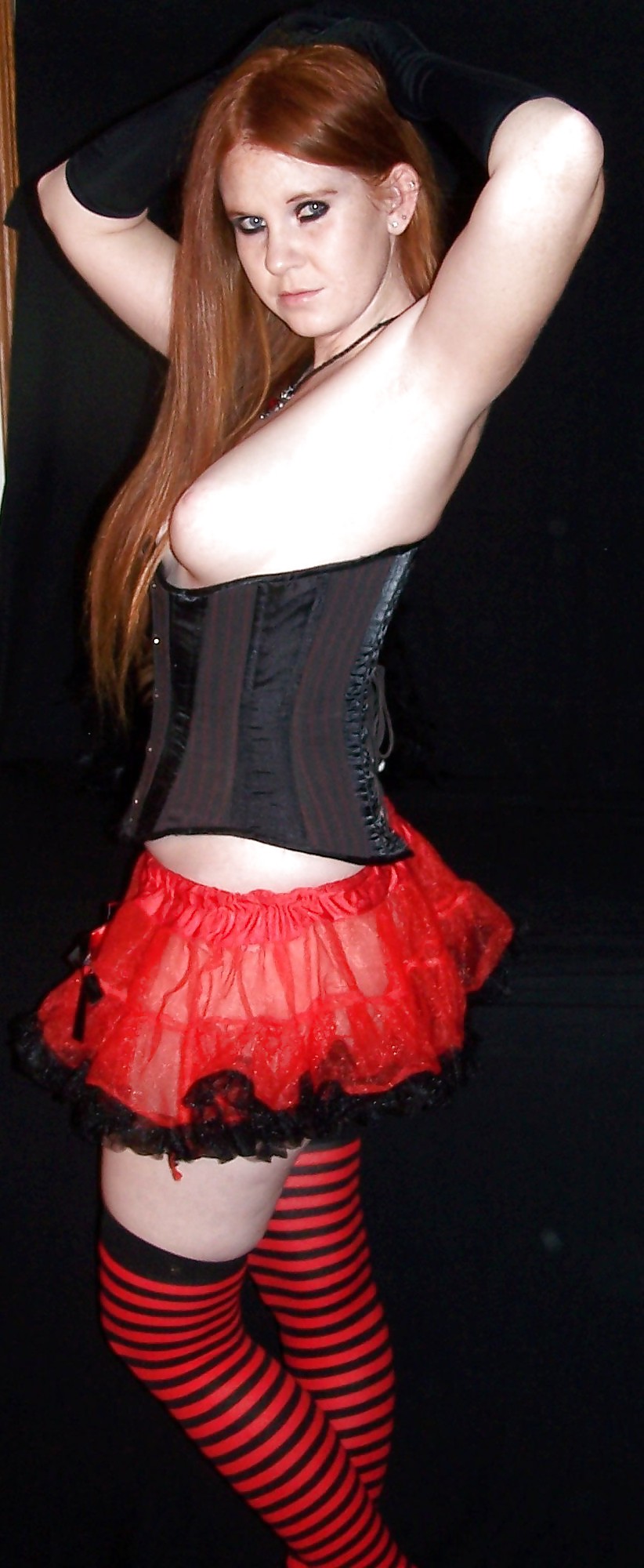 Sex BUSTY REDHEAD GOTHIC TEEN image