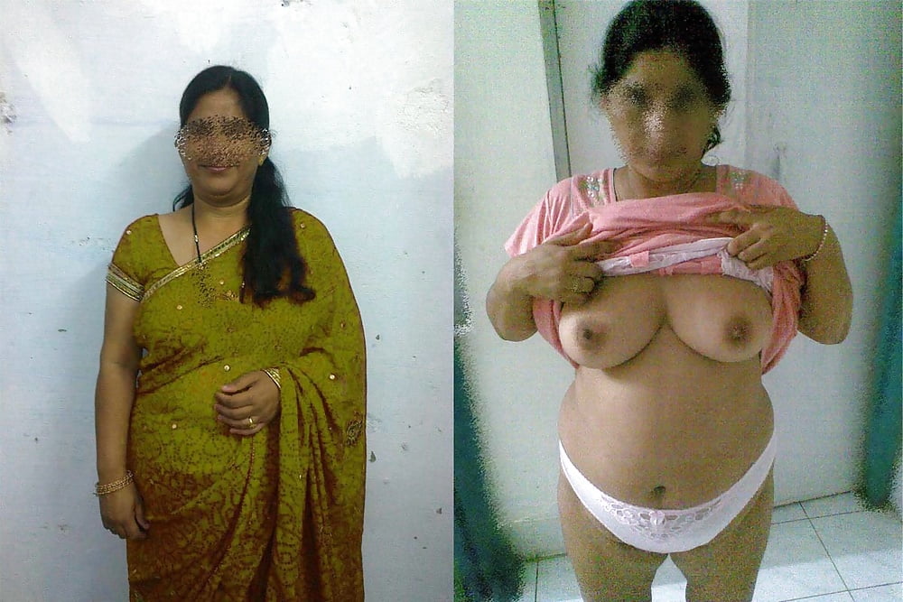Indian Aunty Stripping Sari Naked