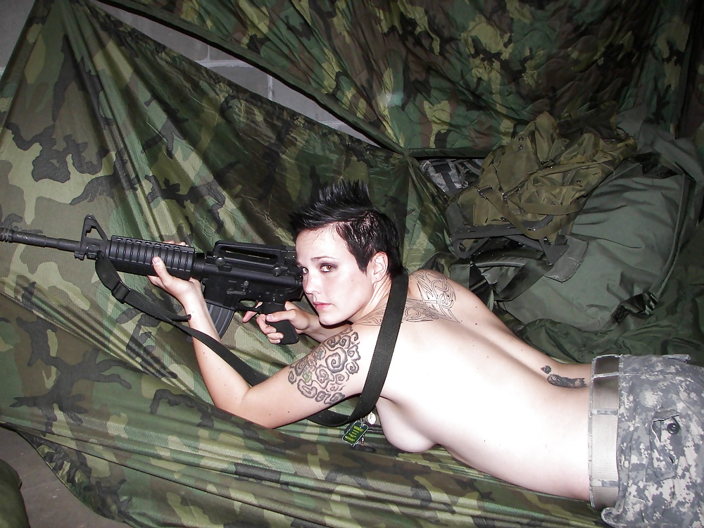 Sex Girls in Military Uniform image